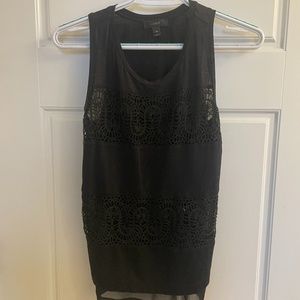 Black cotton tank